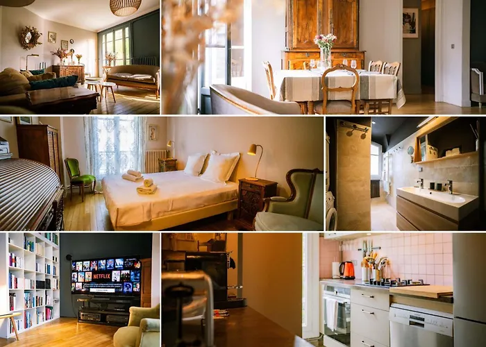 L'aneto - Charme Balcon Home-cinema * Paris